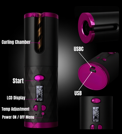Portable Hair Curler
