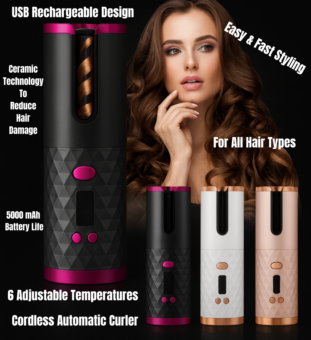 Portable Hair Curler