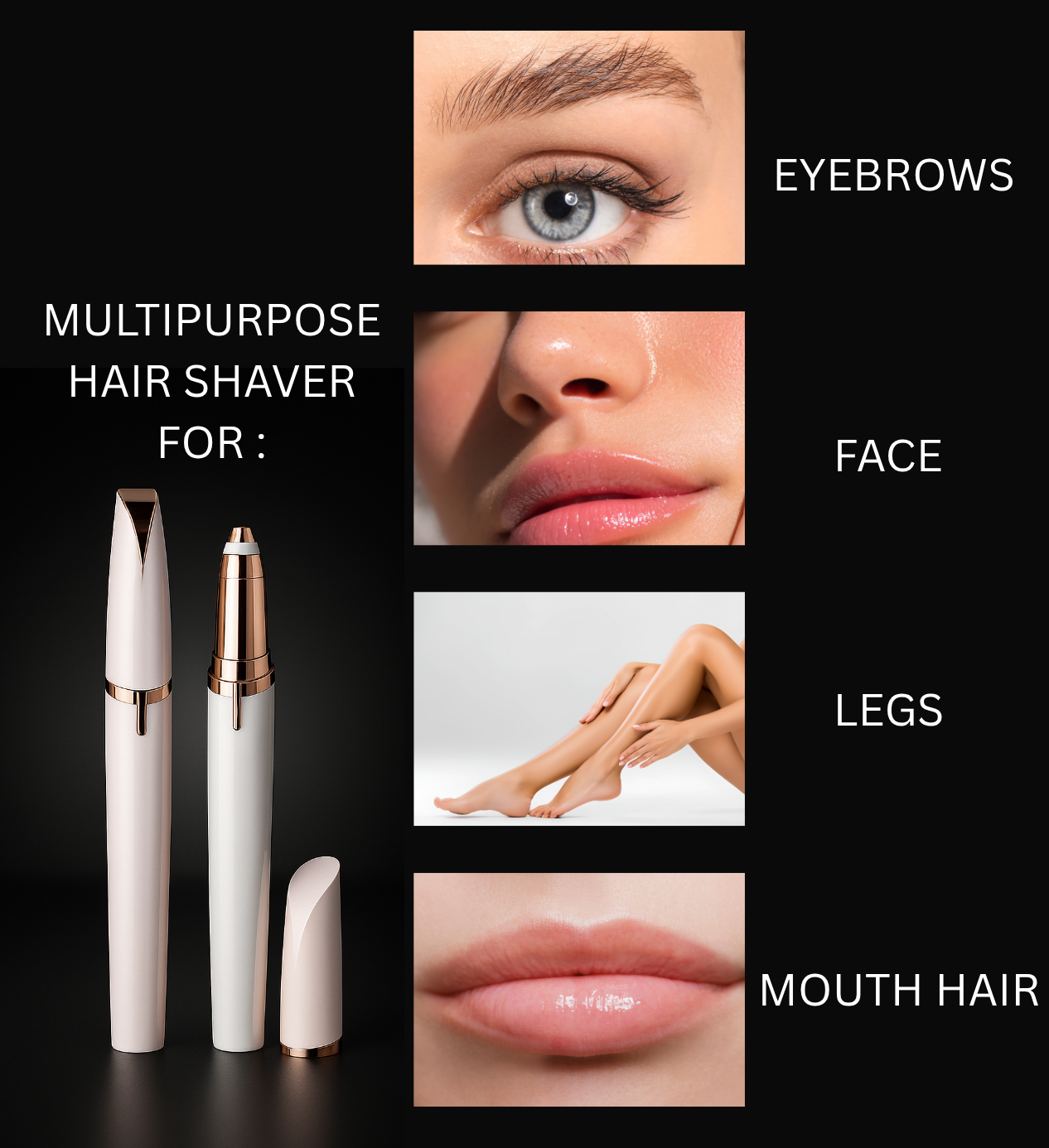 Multipurpose Eyebrow Trimmer